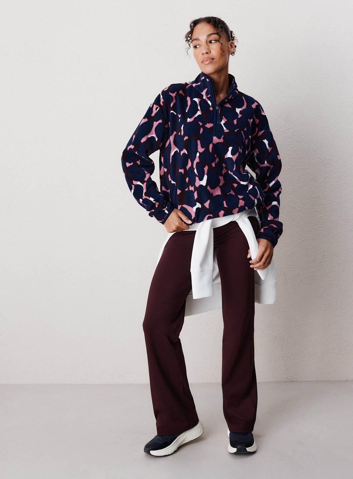 REAKTIV Printed Microfleece Half Zip Pullover Jacket XXL - Image 2 thumbnail